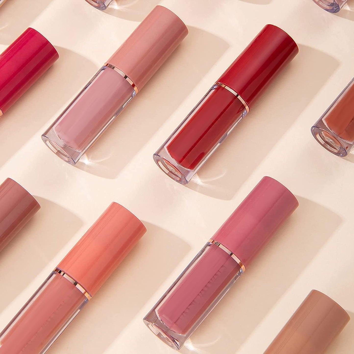 Lipstick Set of 12 Matte Velvet Mini Liquid Lipstick Set for Women