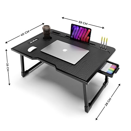 Study Table for Students Bed Table for Study Foldable Laptop Table Portable & Lightweight Mini Table Bed Reading Table,Laptop Stands, Laptop Desk