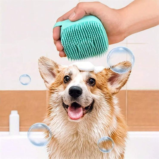 Dog Bath Brush Body Scrubber