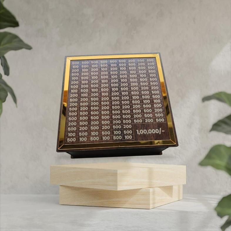 Wooden Piggy Bank for Kids & Adults