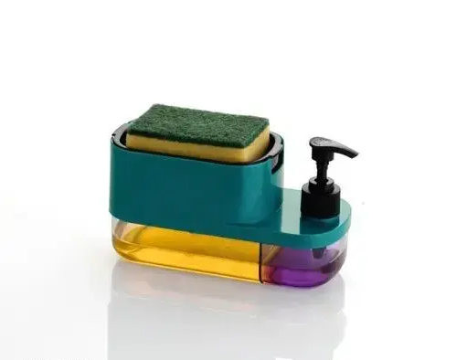 Soap Pump Dispenser and Sponge Holder 2 IN 1 Shop Dispencer