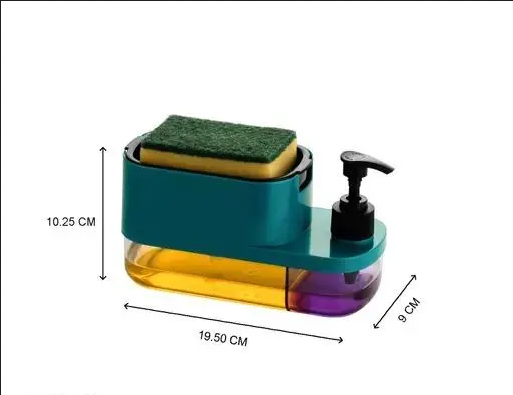 Soap Pump Dispenser and Sponge Holder 2 IN 1 Shop Dispencer